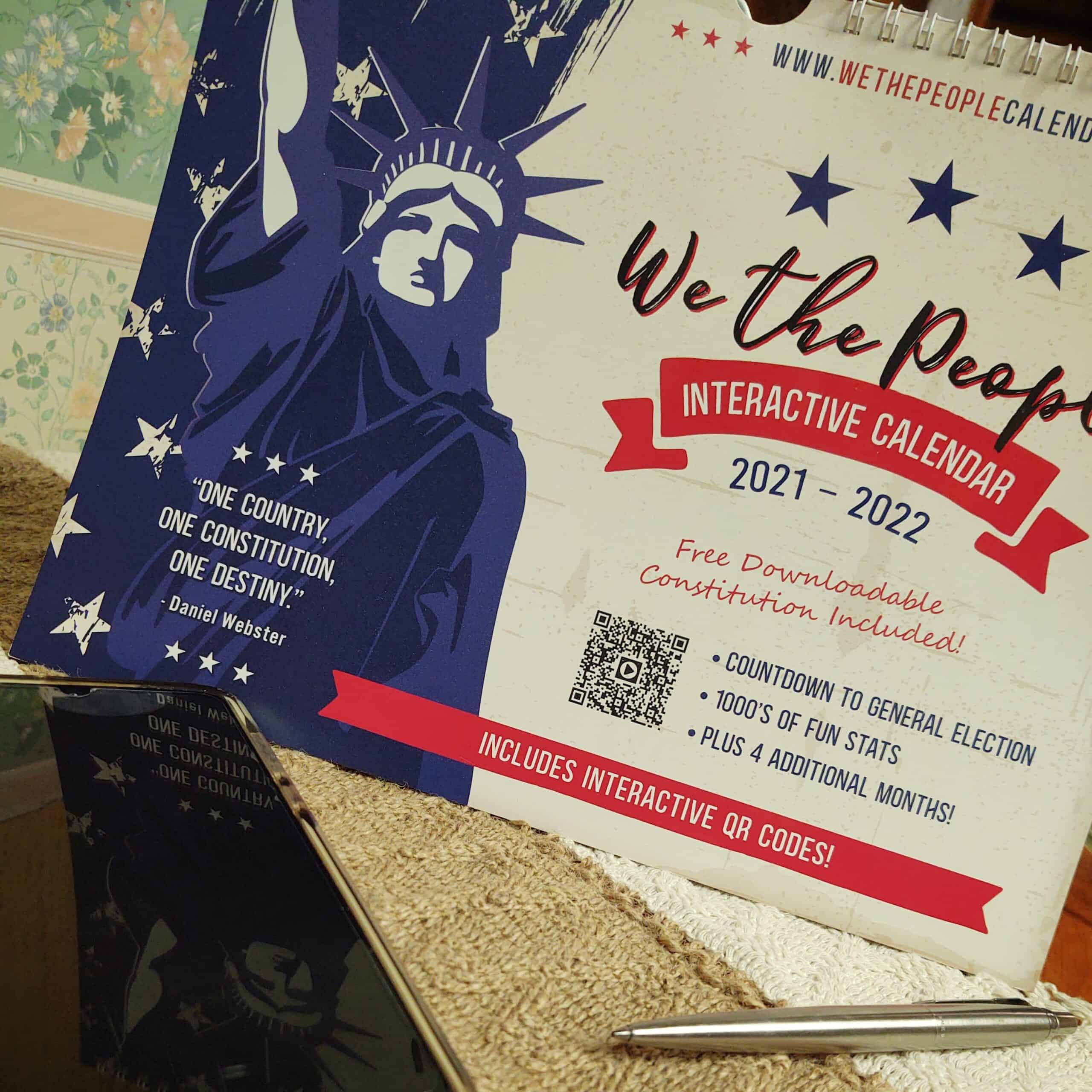 We The People 2022 Interactive Calendar SHOP AT THE PAMPHLET