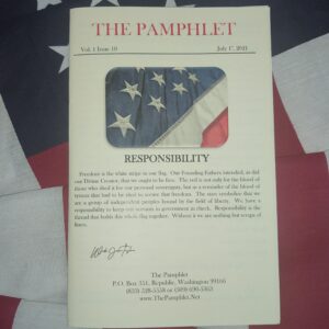 THE PAMPHLET ~ V1I10 ~ ‘Responsibility’ ~ Print Edition